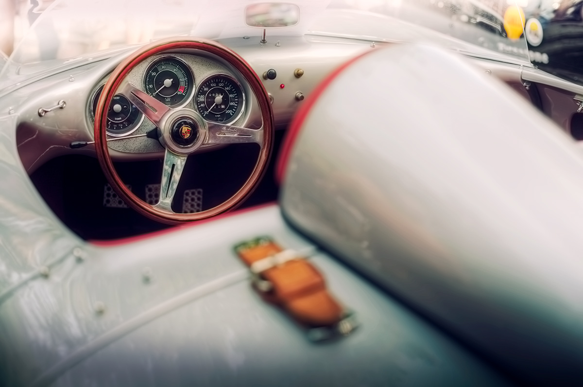 Legendary Porsche 550 Spyder James Dean tribute