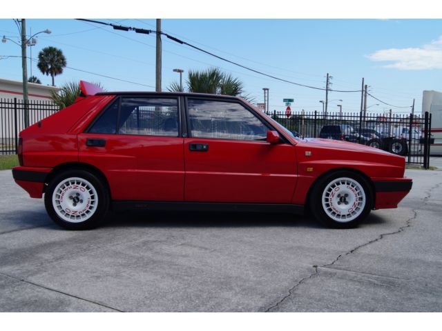 1991 red Lancia Delta Integrale for sale